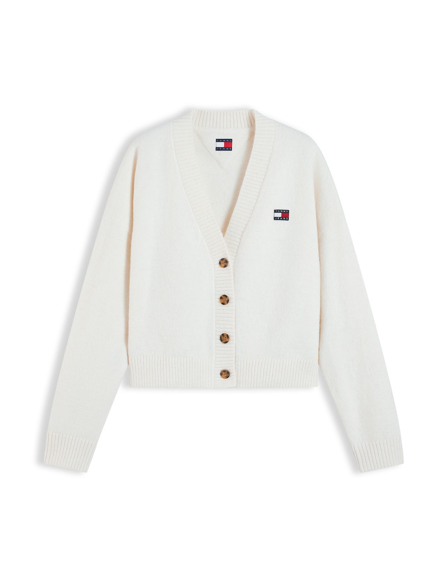 Tommy Jeans Cárdigan navy / rojo cereza / offwhite