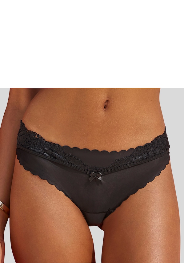 LASCANA, Slip, fekete, 3 kép a 3 közül