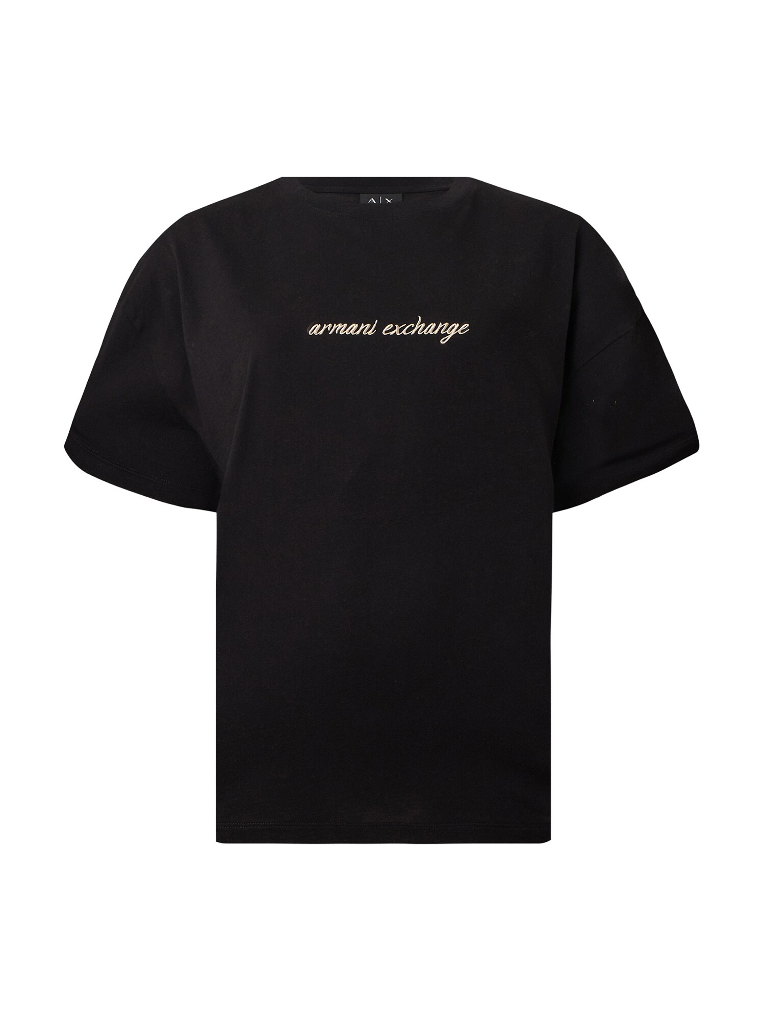 ARMANI EXCHANGE Majica  svijetlobež / crna