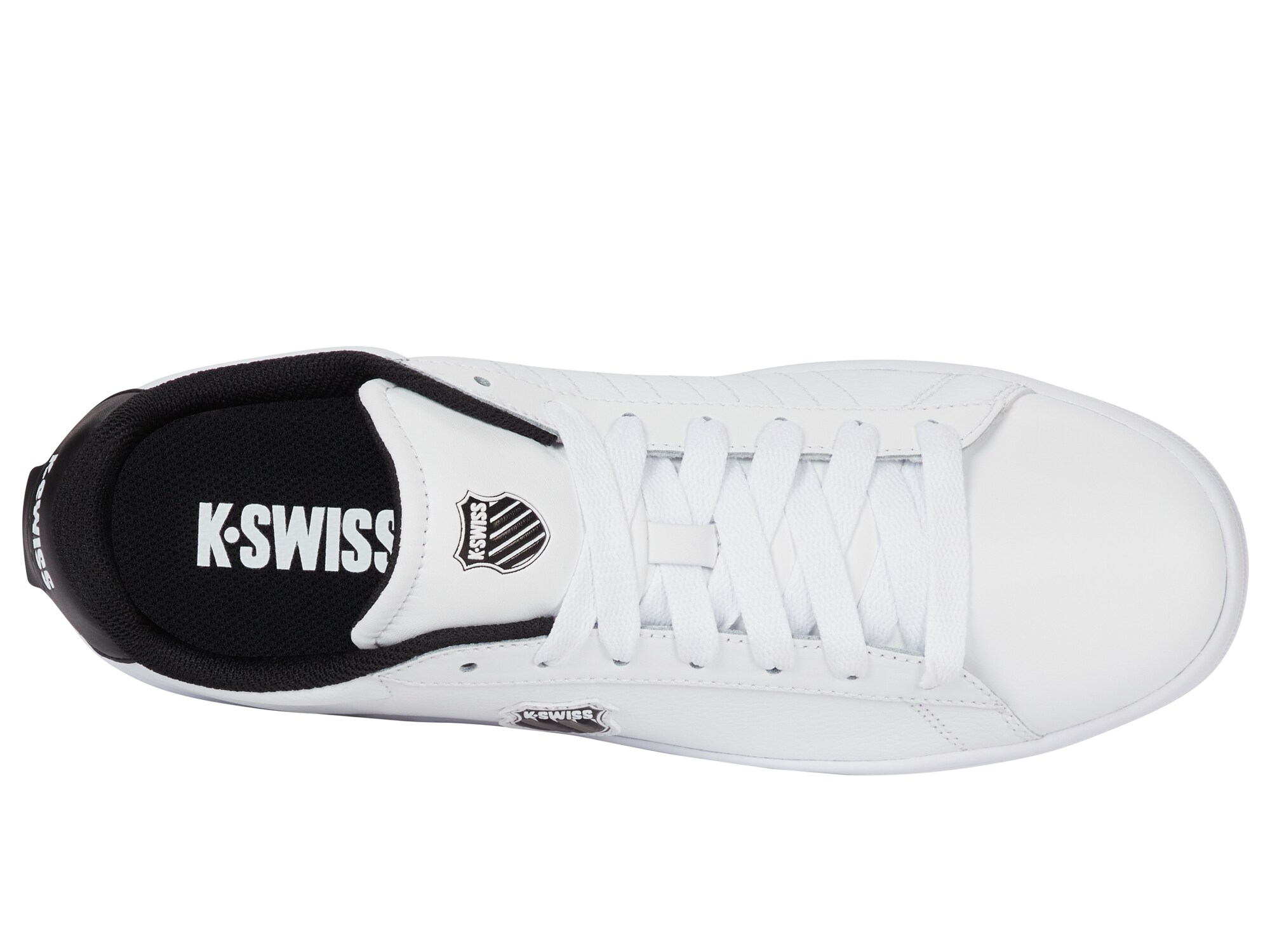 K-SWISS Nízke tenisky 'Court Shield II' sivá / čierna / biela (obrázok 3)