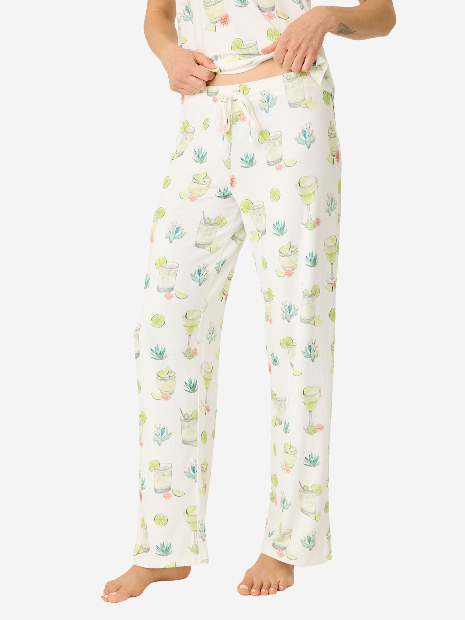 Thumbnail - PJ Salvage Pyjamahose Limes & Sunshine