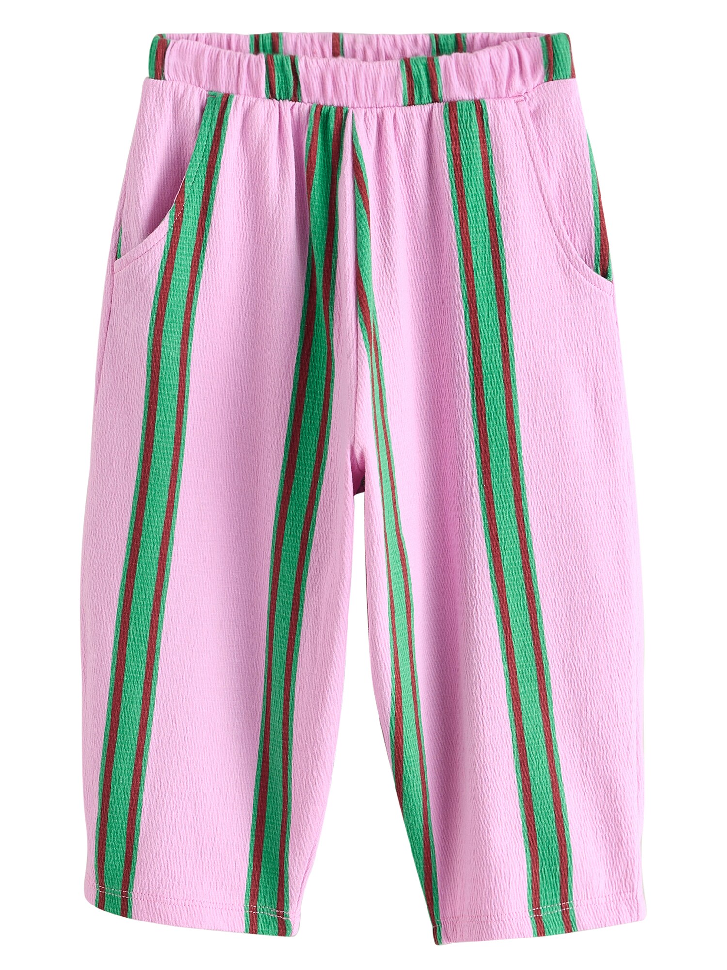 Next Pantaloni  verde / roz / roșu