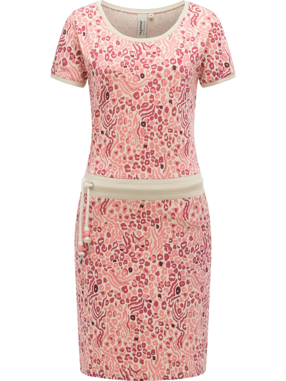Sommarklänning 'Baomi Zoo Youmodo' beige / rosa