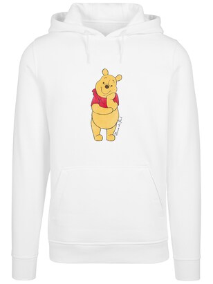 F4NT4STIC Sweatshirt ‘Disney Winnie The Pooh Classic’ Geel / Rood / Wit