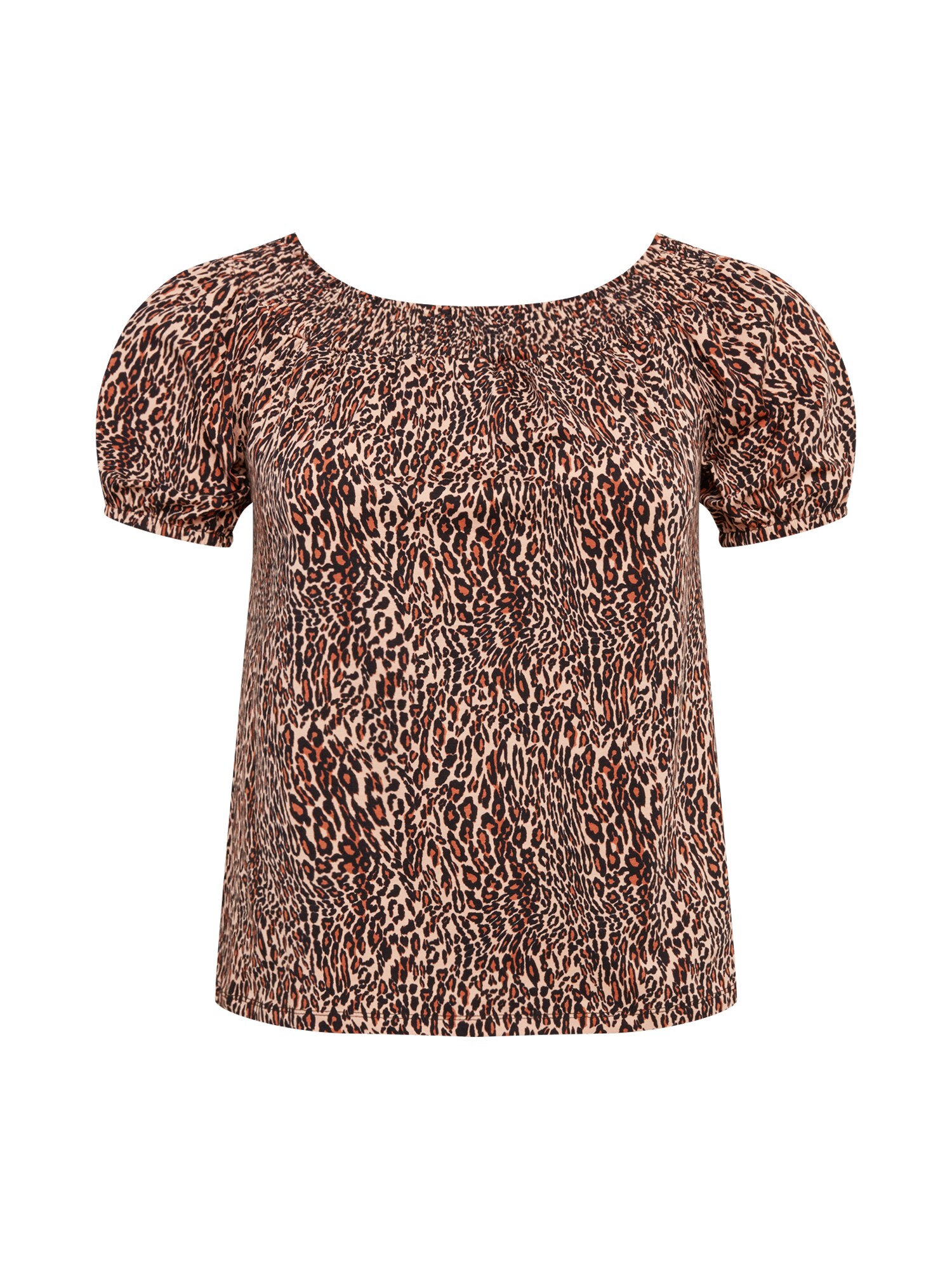 Dorothy Perkins Curve Marškinėliai  juoda / smėlio / rusva