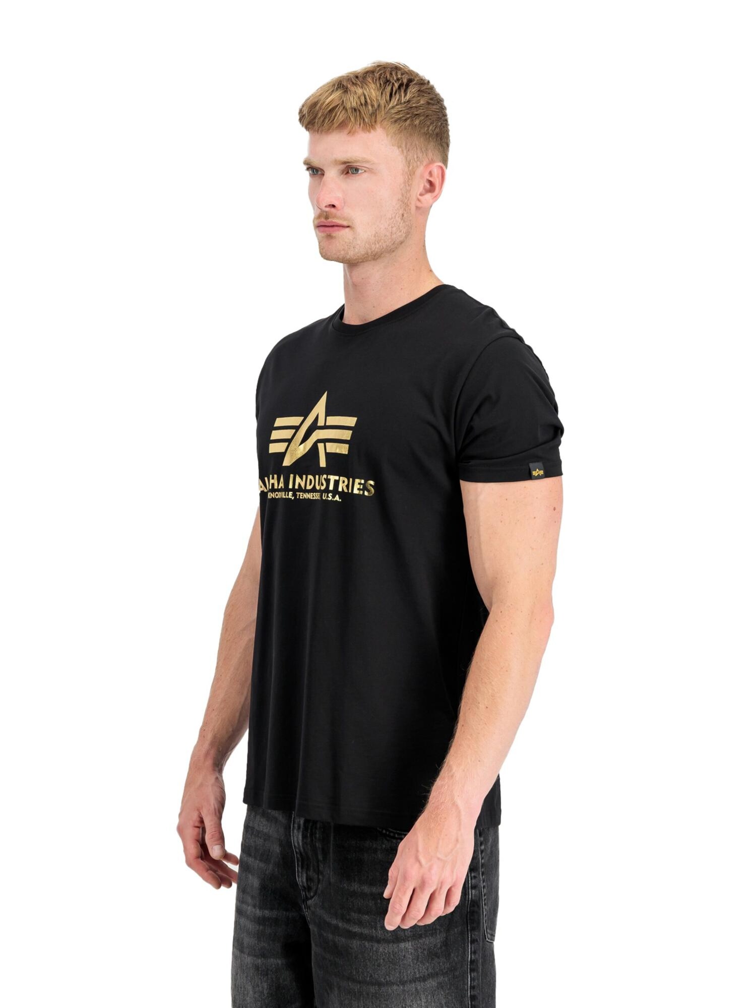 ALPHA INDUSTRIES Camiseta  negro – imagen 8