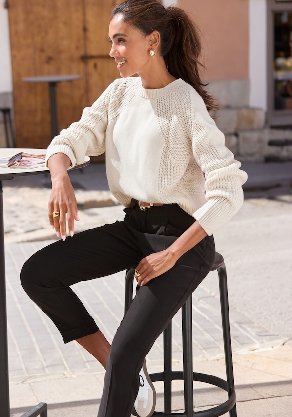 LASCANA, Pulóver, fehér, 5 kép a 8 közül