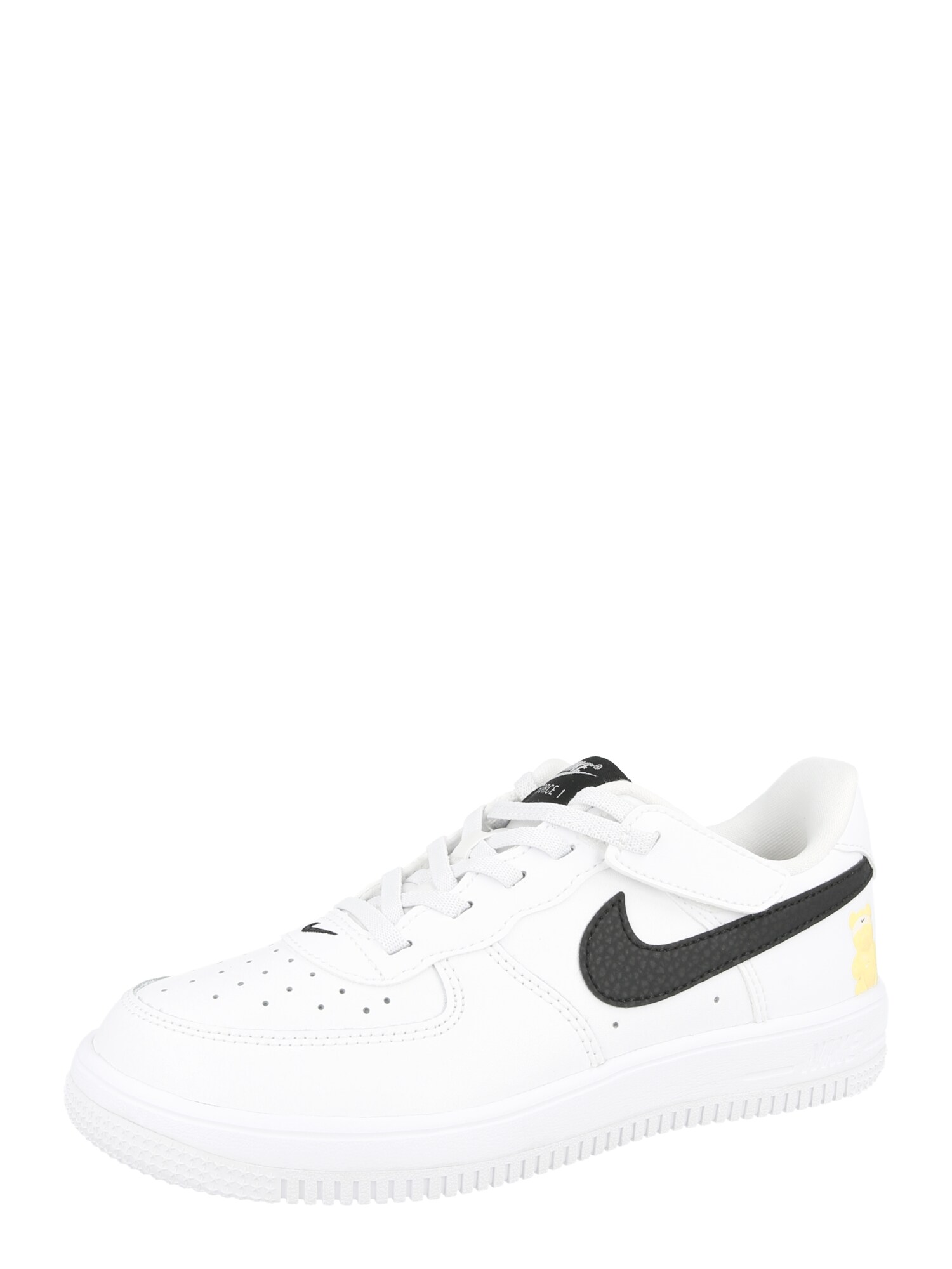 Nike Sportswear Tenisky 'Force 1 EasyOn'  pastelovo žltá / čierna / biela