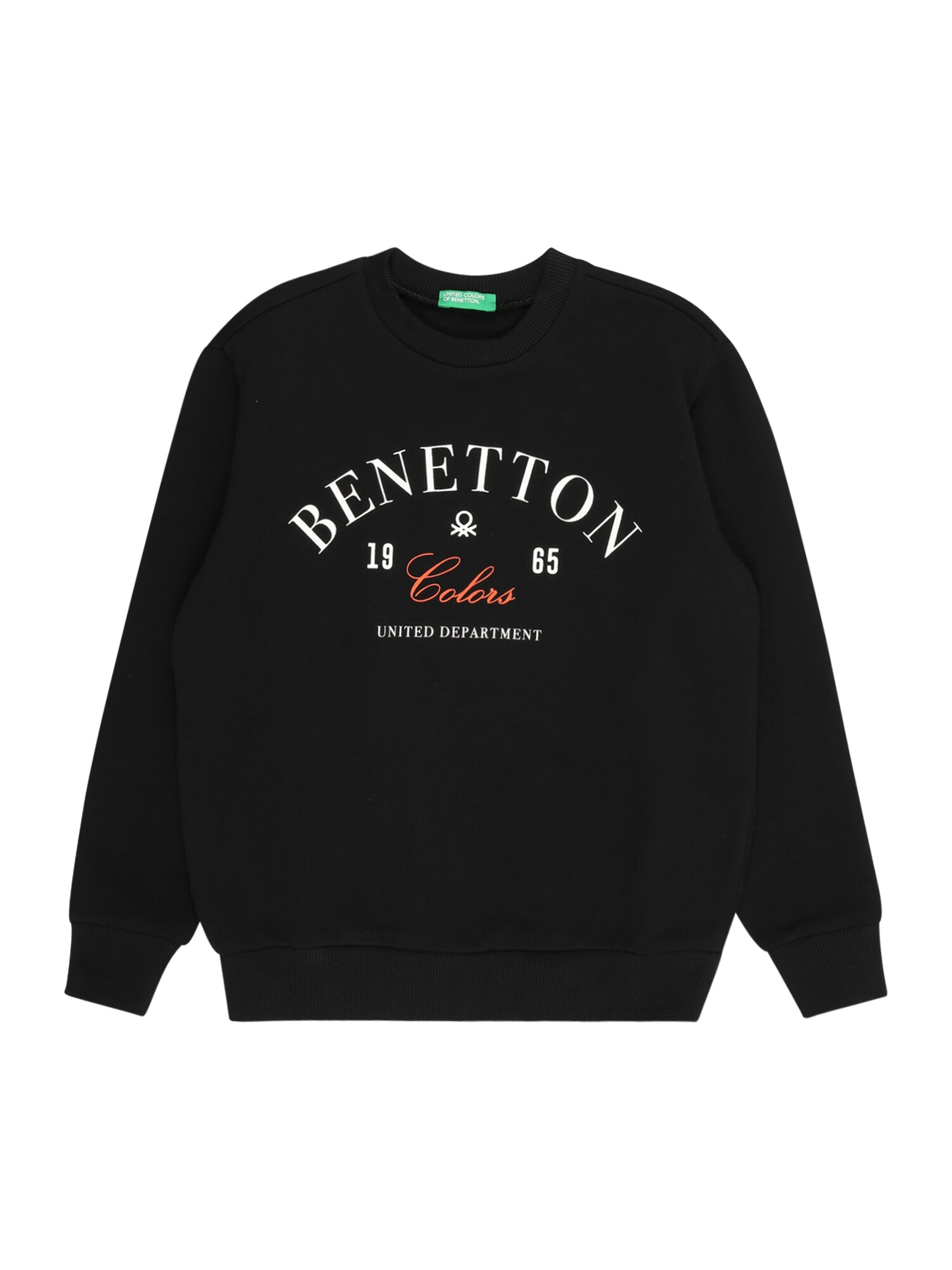 UNITED COLORS OF BENETTON Tréning póló  narancs / fekete / fehér akciós termékkép 1