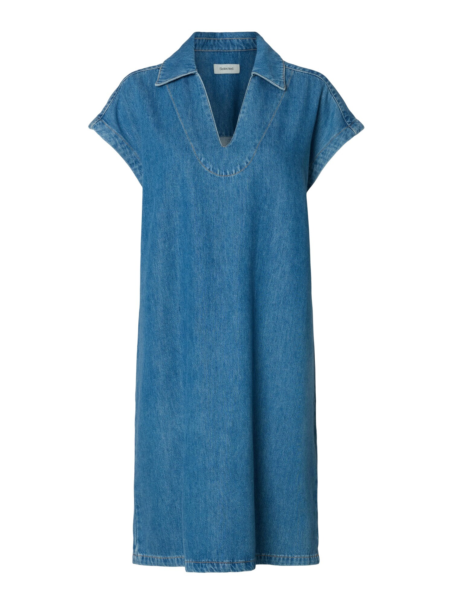 SELECTED Obleka 'SLFTENNA'  moder denim