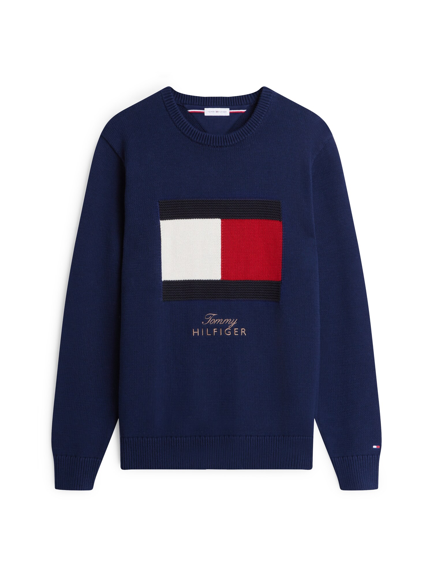 TOMMY HILFIGER Pulover Gifting bleumarin / roșu / alb