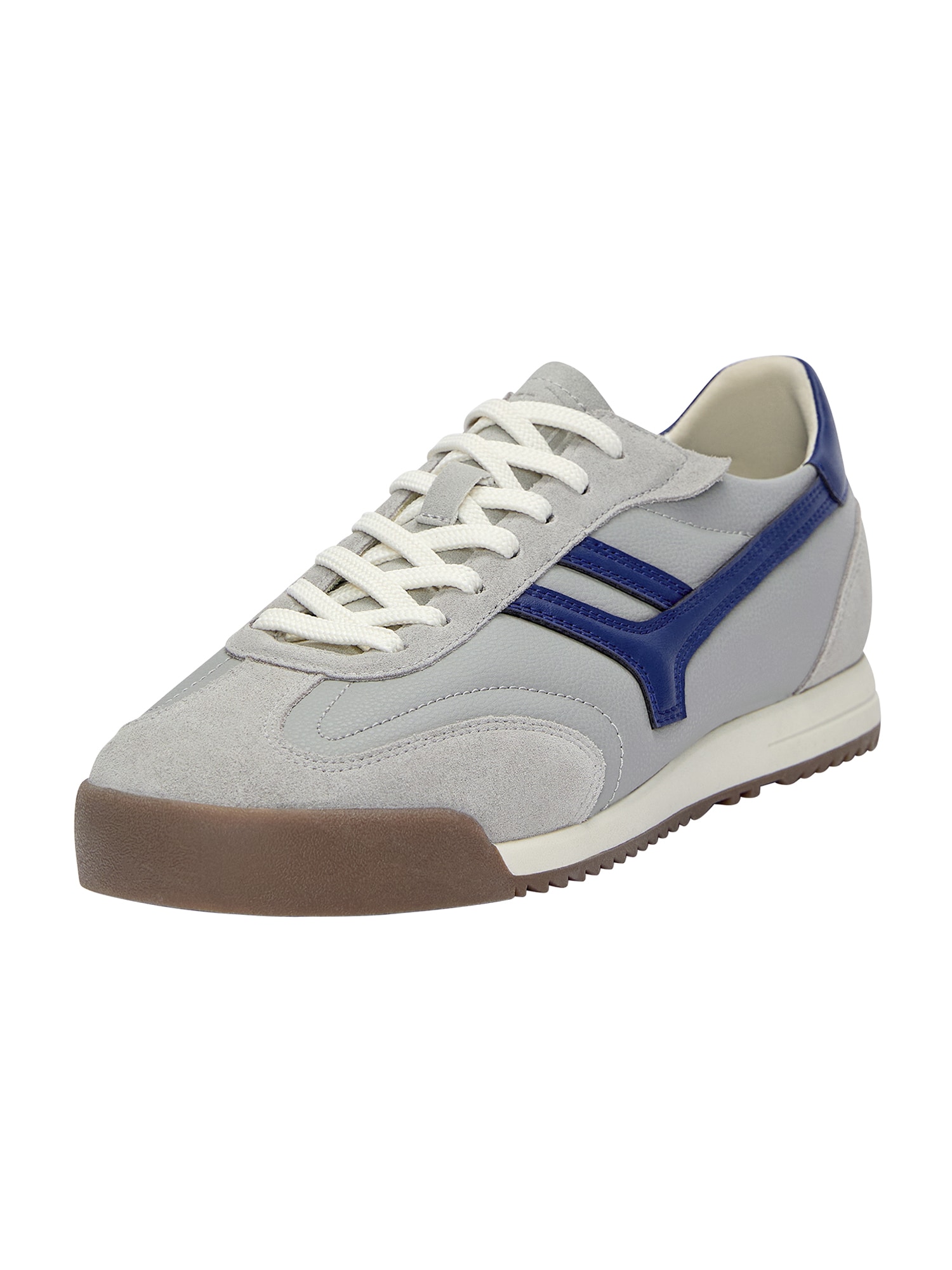 Pull&Bear Sneaker low  albastru închis / gri