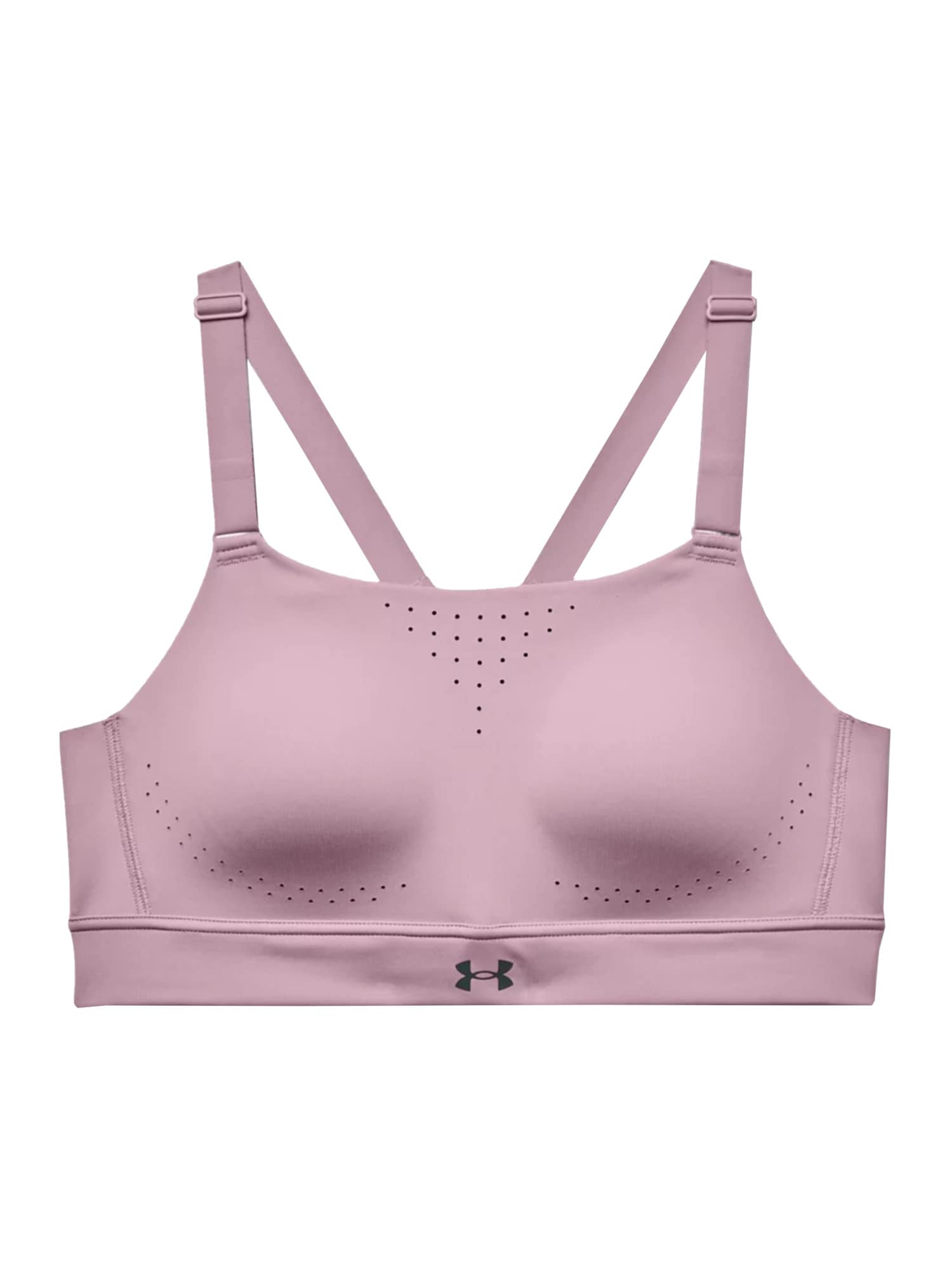 UNDER ARMOUR Sutien sport  roz pal / negru