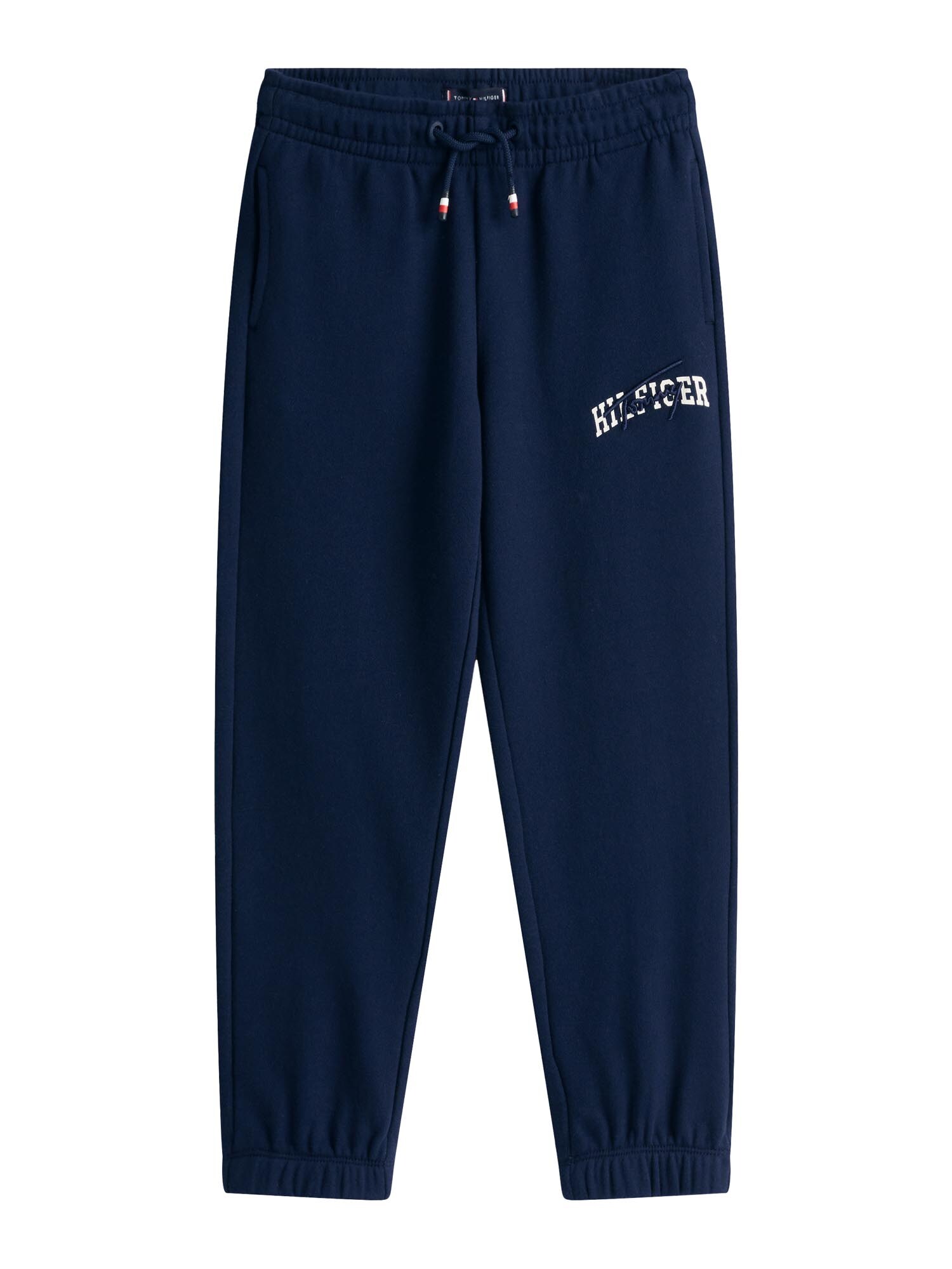 TOMMY HILFIGER Nohavice  námornícka modrá / biela