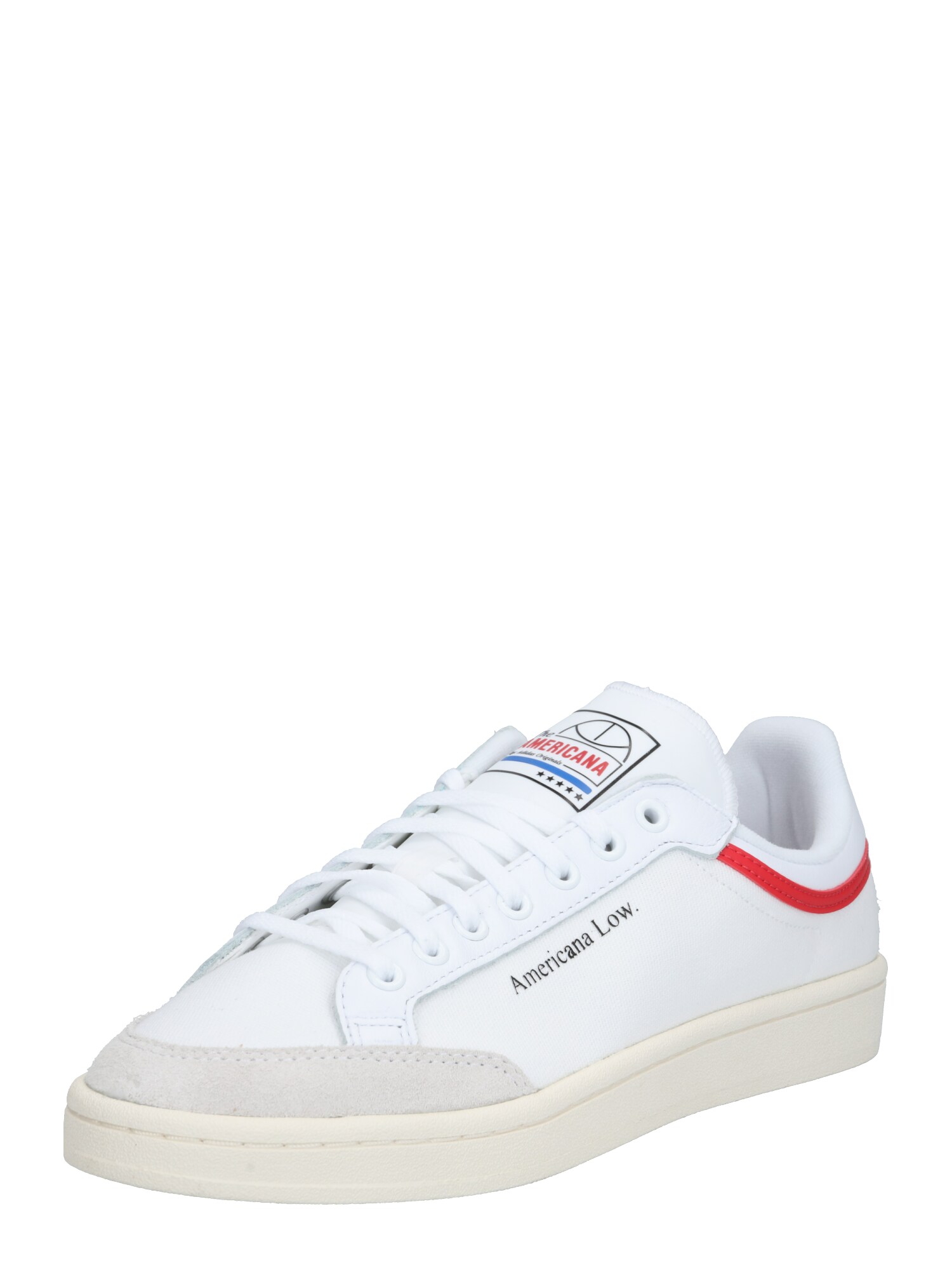 ADIDAS ORIGINALS Sportbačiai be auliuko 'Americana'  balta / raudona / smėlio