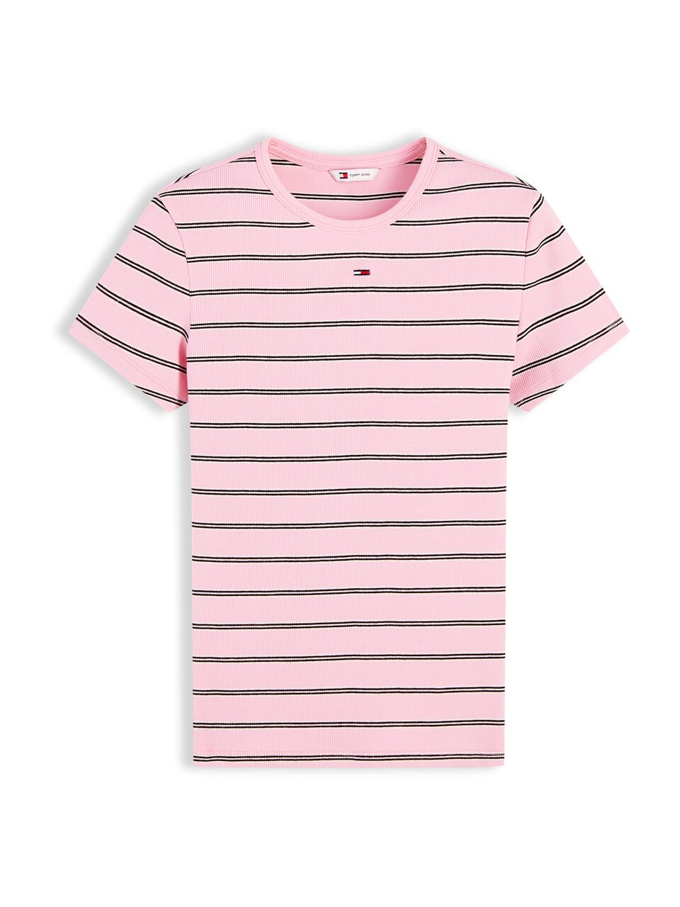 T-shirt 'ESSENTIAL' rosa / svart
