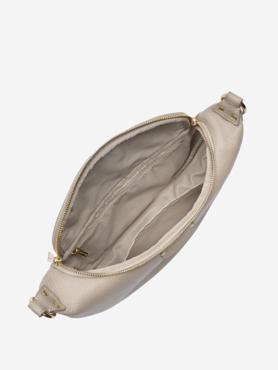 Axelremsväska 'Lancaster Sac banane Zippé Dune Galet'