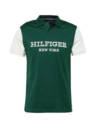 Tommy Hilfiger Shirt Crème / Groen