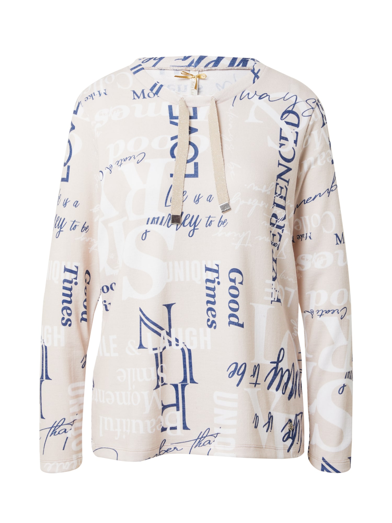 Key Largo Sweatshirt  bege / marinho