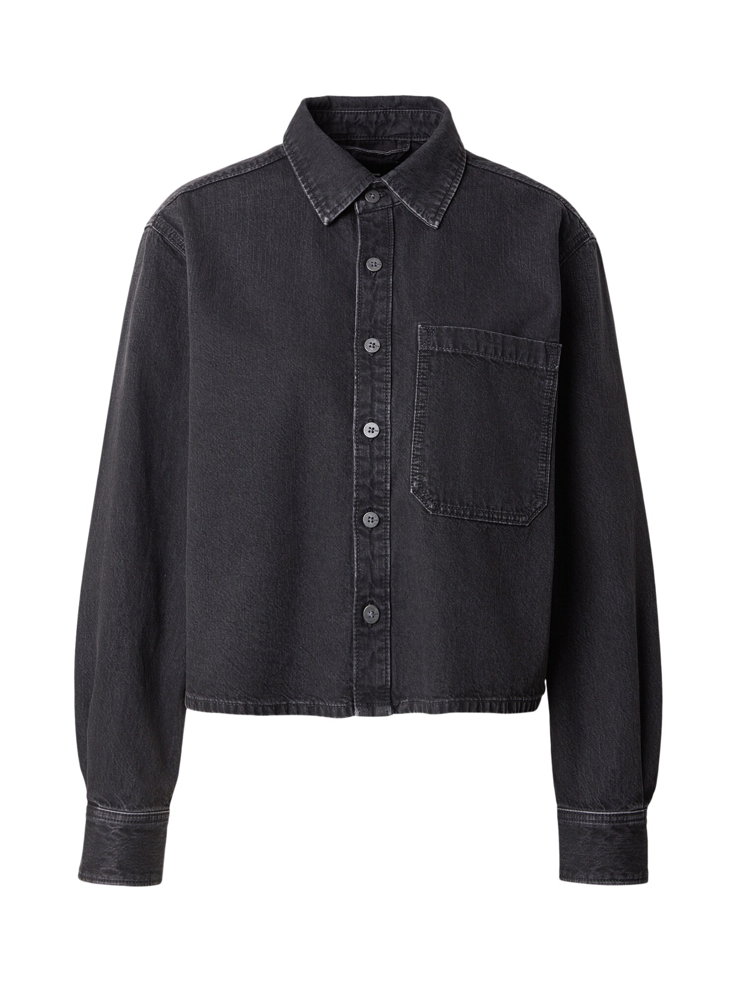 G-STAR Prehodna jakna  črn denim