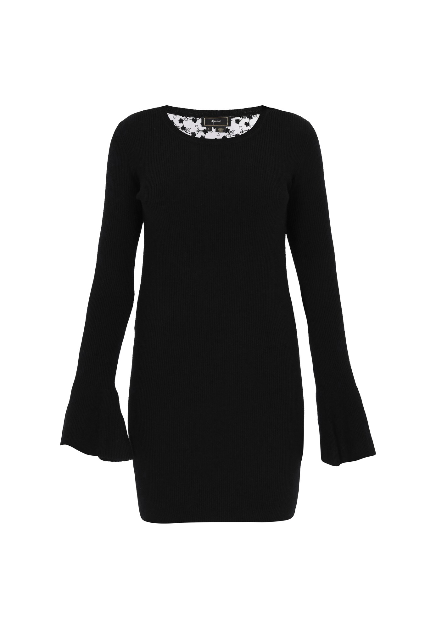 faina Vestido de punto  negro