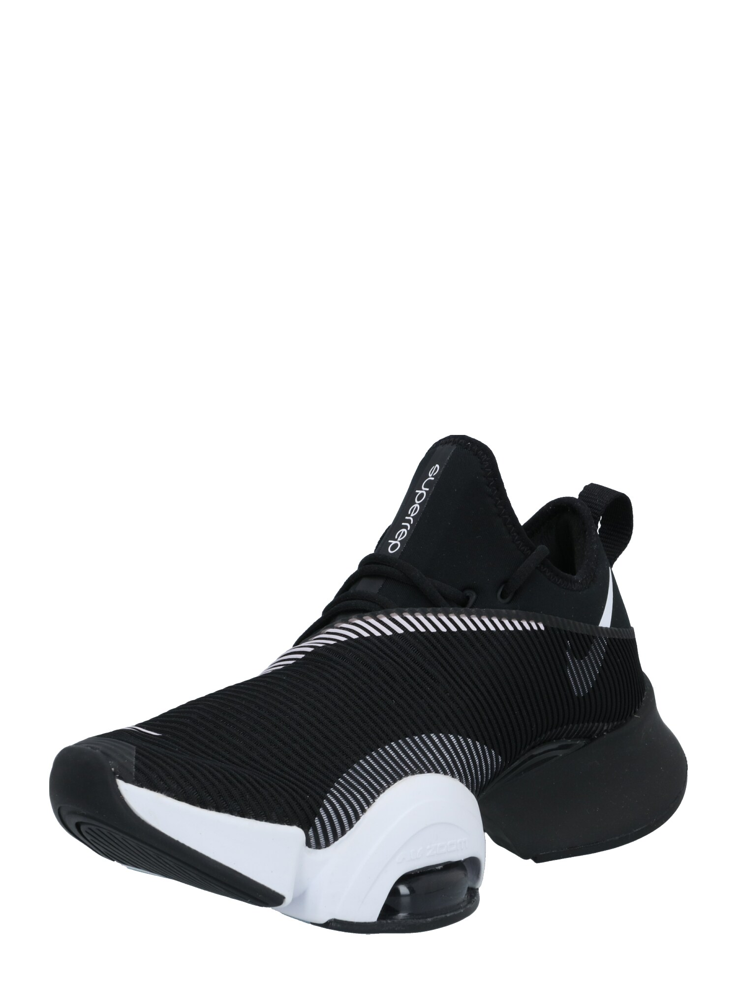 NIKE Sportiniai batai 'Air Zoom SuperRep'  juoda / balta