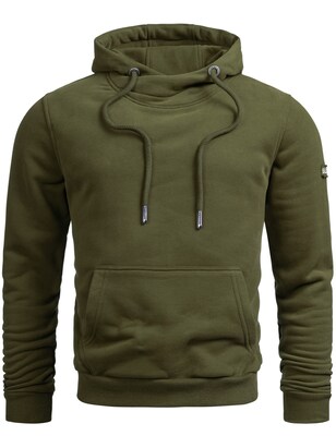 Alessandro Salvarini Sweatshirt ‘Calgarii’ Donkergroen