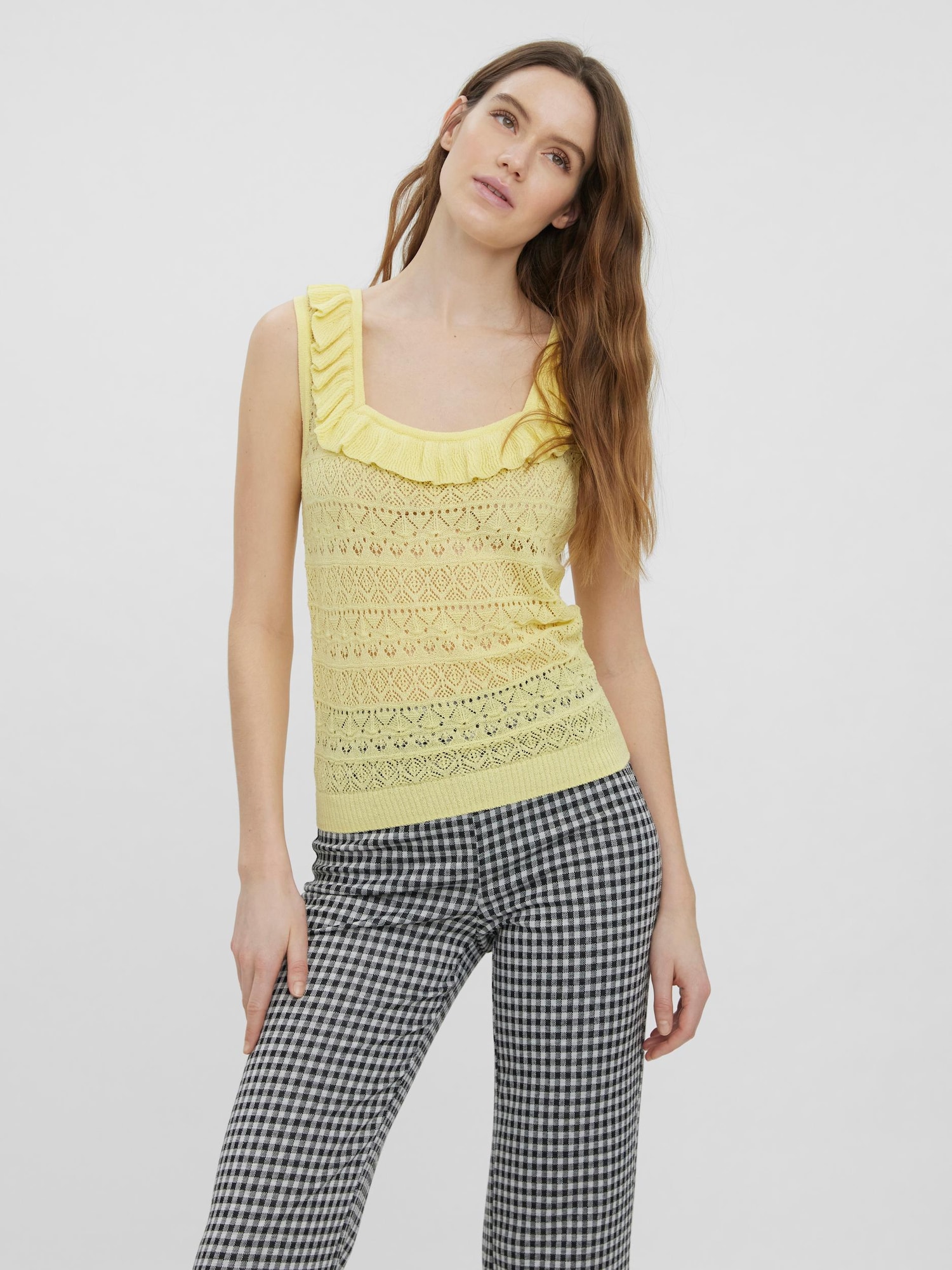 VERO MODA Stick felső 'Mikia'  limone termék 2. képe