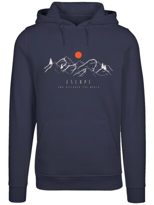 F4NT4STIC Sweatshirt ‘Discover the world’ Navy / Bloedrood / Wit