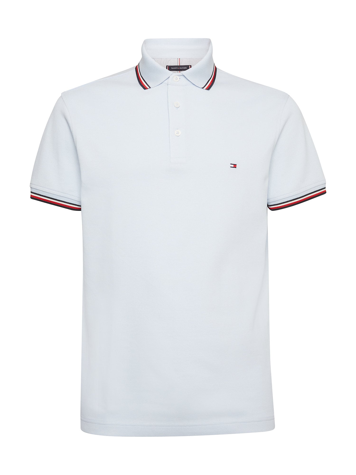 Tommy Hilfiger TOMMY HILFIGER Poloshirt azur / rot / weiß
