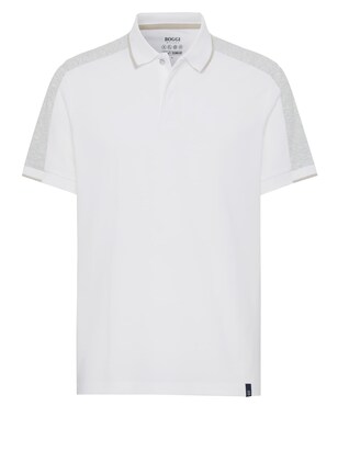 Boggi Milano Shirt Grijs gemêleerd / Wit