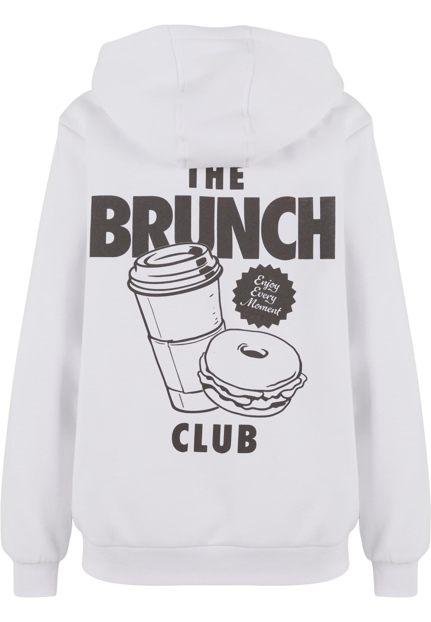 Miss Tee Tréning póló 'The Brunch Club'  fekete / fehér termék 2. képe