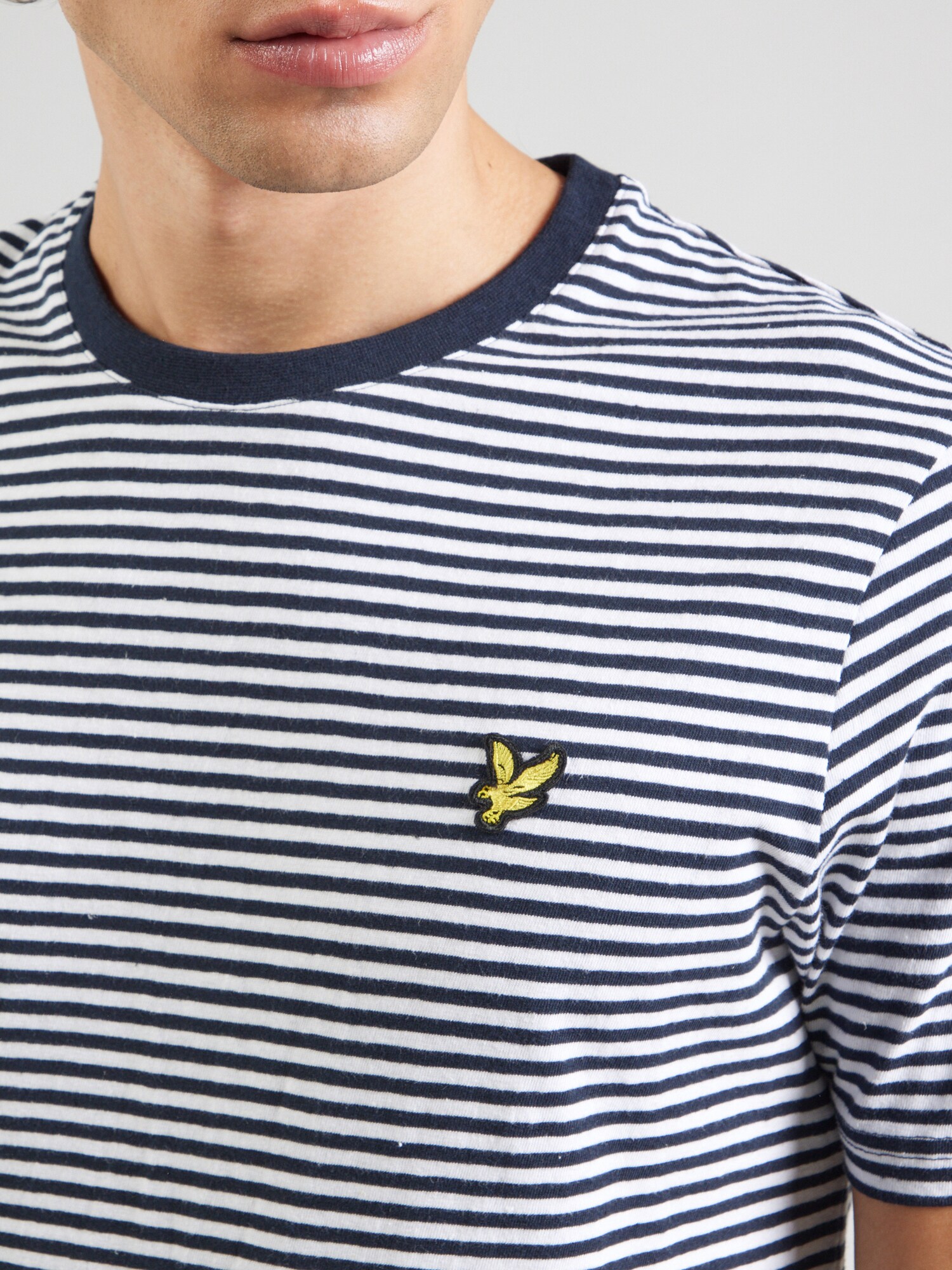 Lyle & Scott Tričko námornícka modrá / biela (obrázok 5)