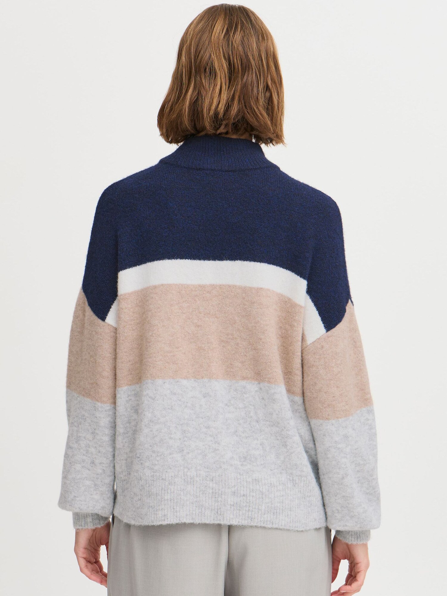 Thumbnail - b.young Rollkragenpullover BYOMEA STRIPED JUMPER 2 -