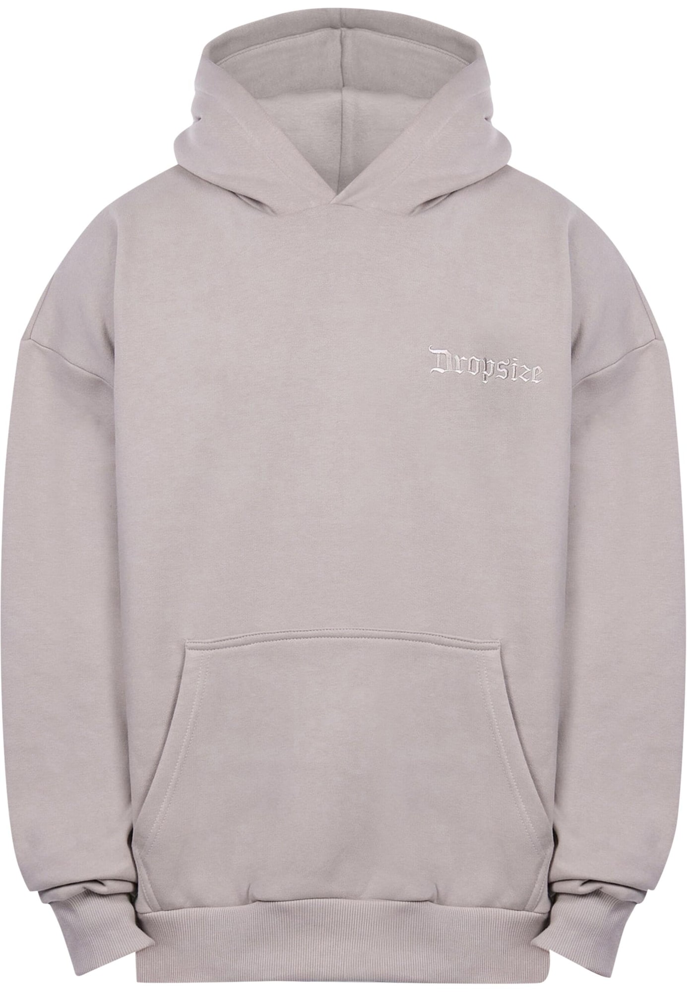 Dropsize Bluză de molton Embo  gri