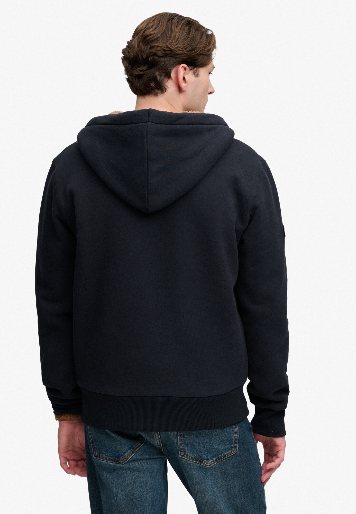 Superdry Sudadera Con Cremallera Borg Lined – imagen 3