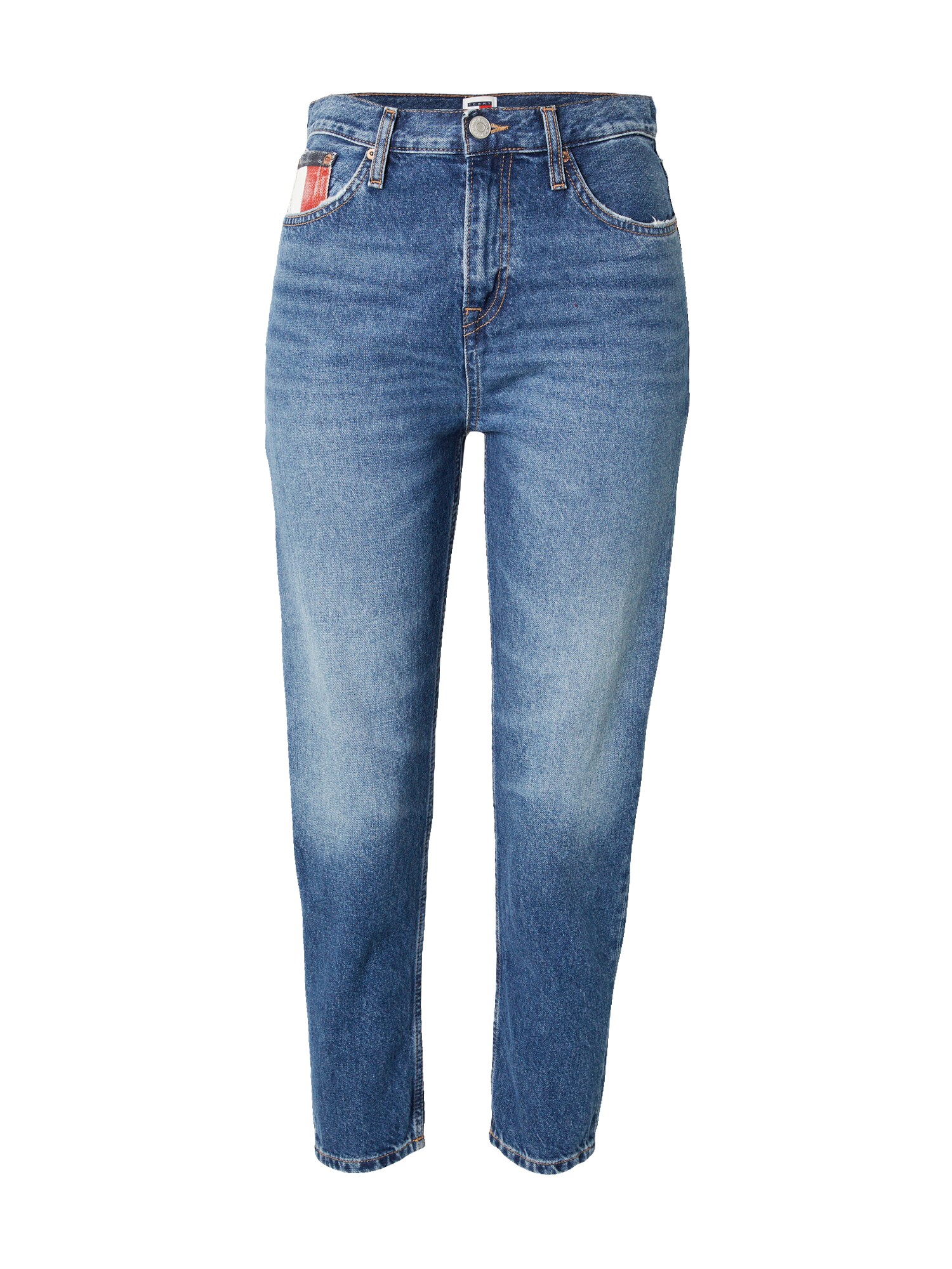Tommy Jeans Kavbojke 'IZZIE'  modra / rdeča / bela