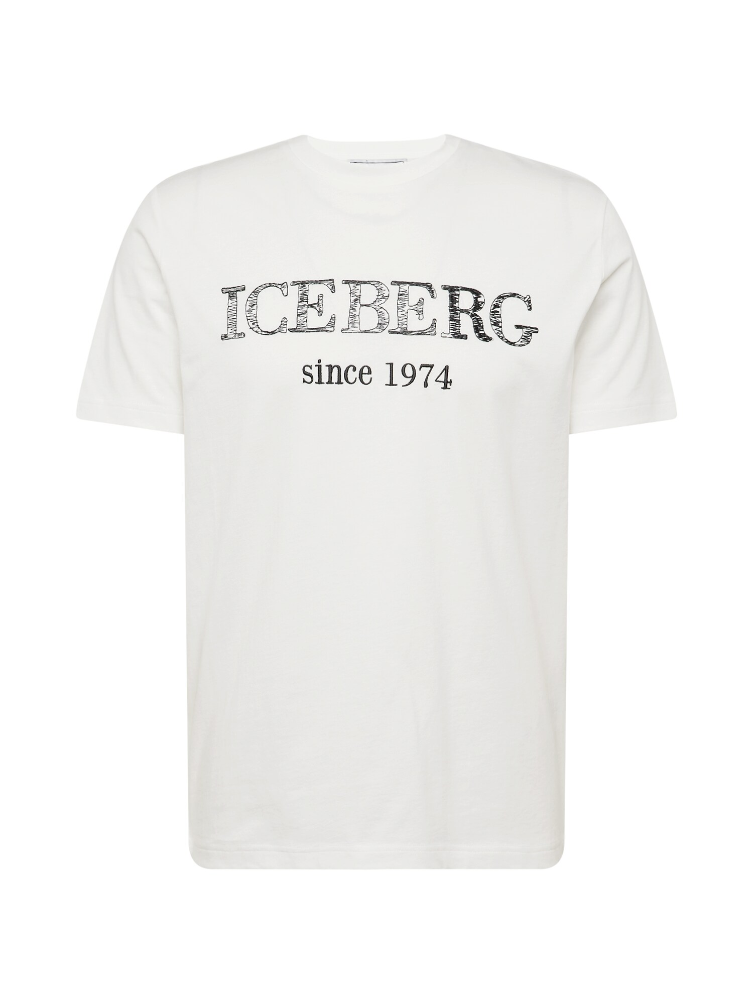 ICEBERG Tričko  nebielená / čierna