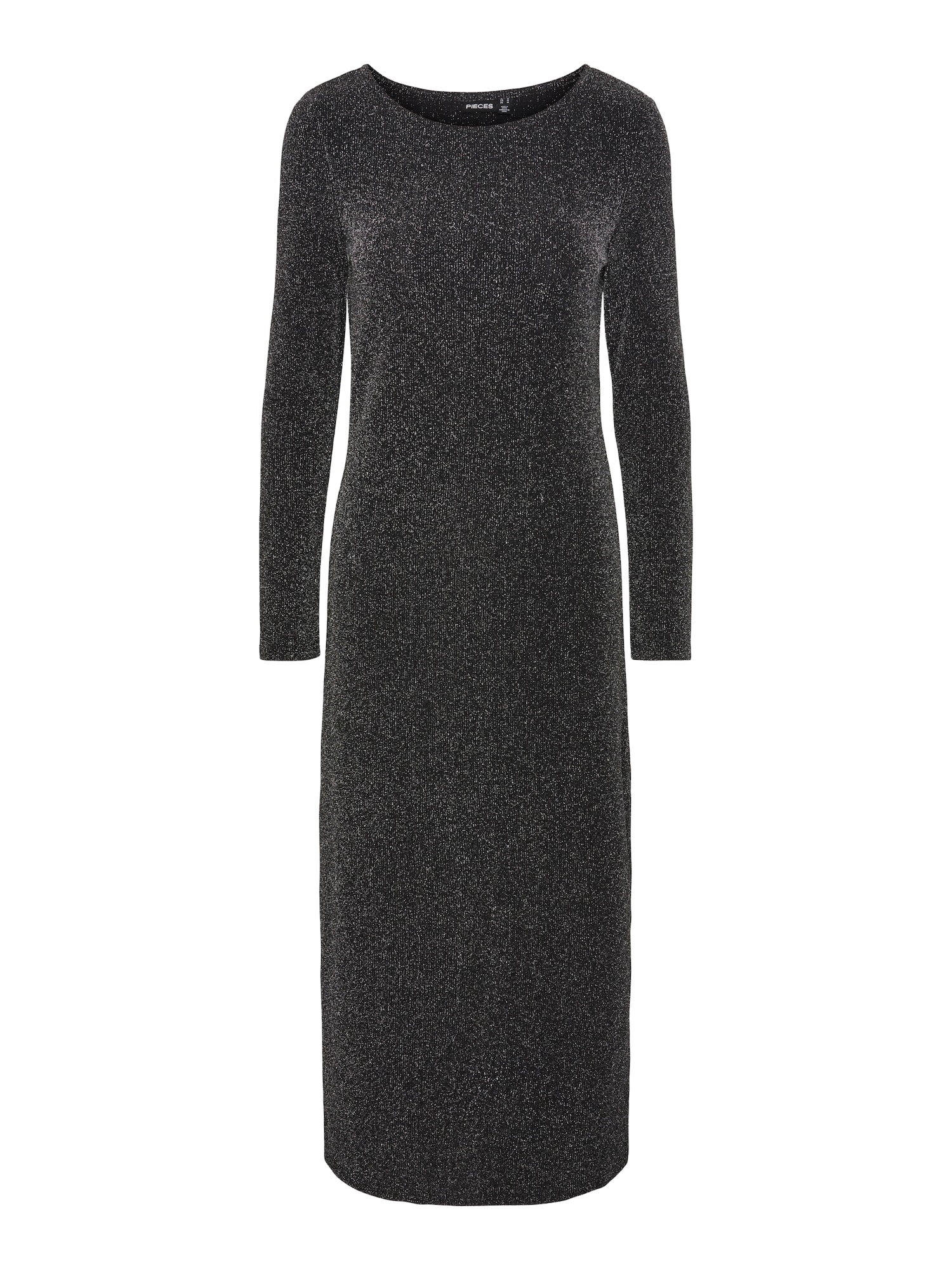 PIECES Rochie PIA  gri metalic / argintiu