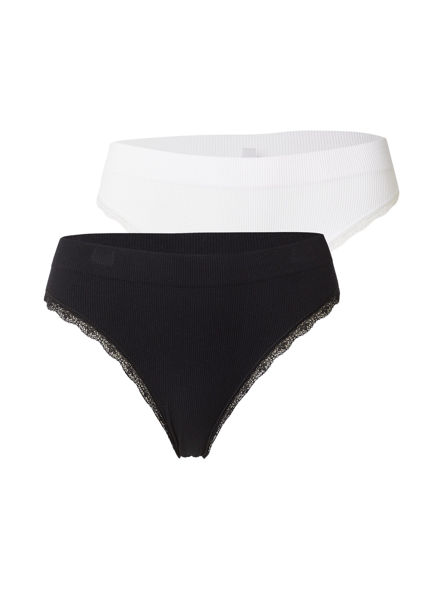 Trendyol Slip  negru / alb