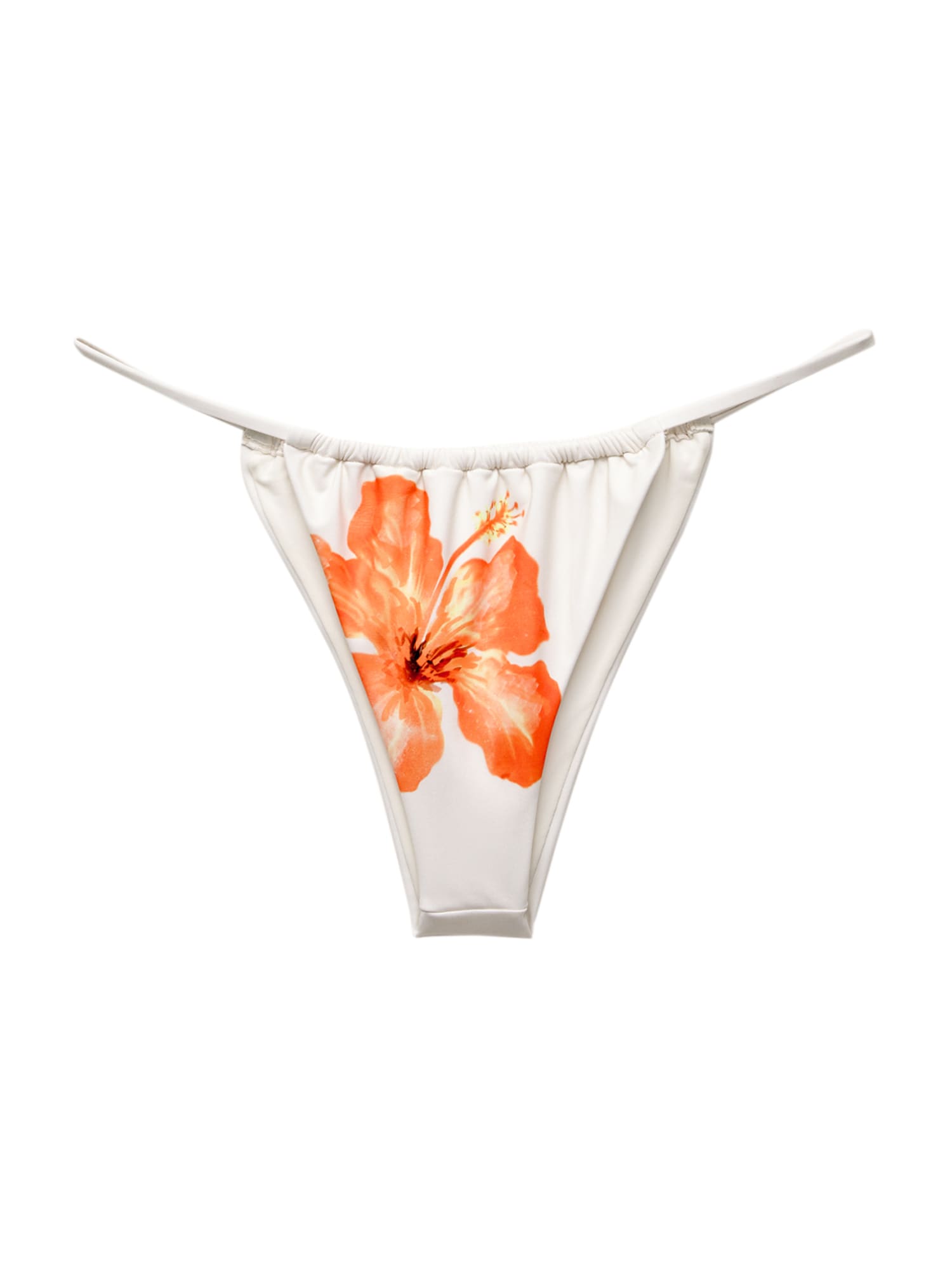 Pull&Bear Slip costum de baie  galben / portocaliu / negru / alb