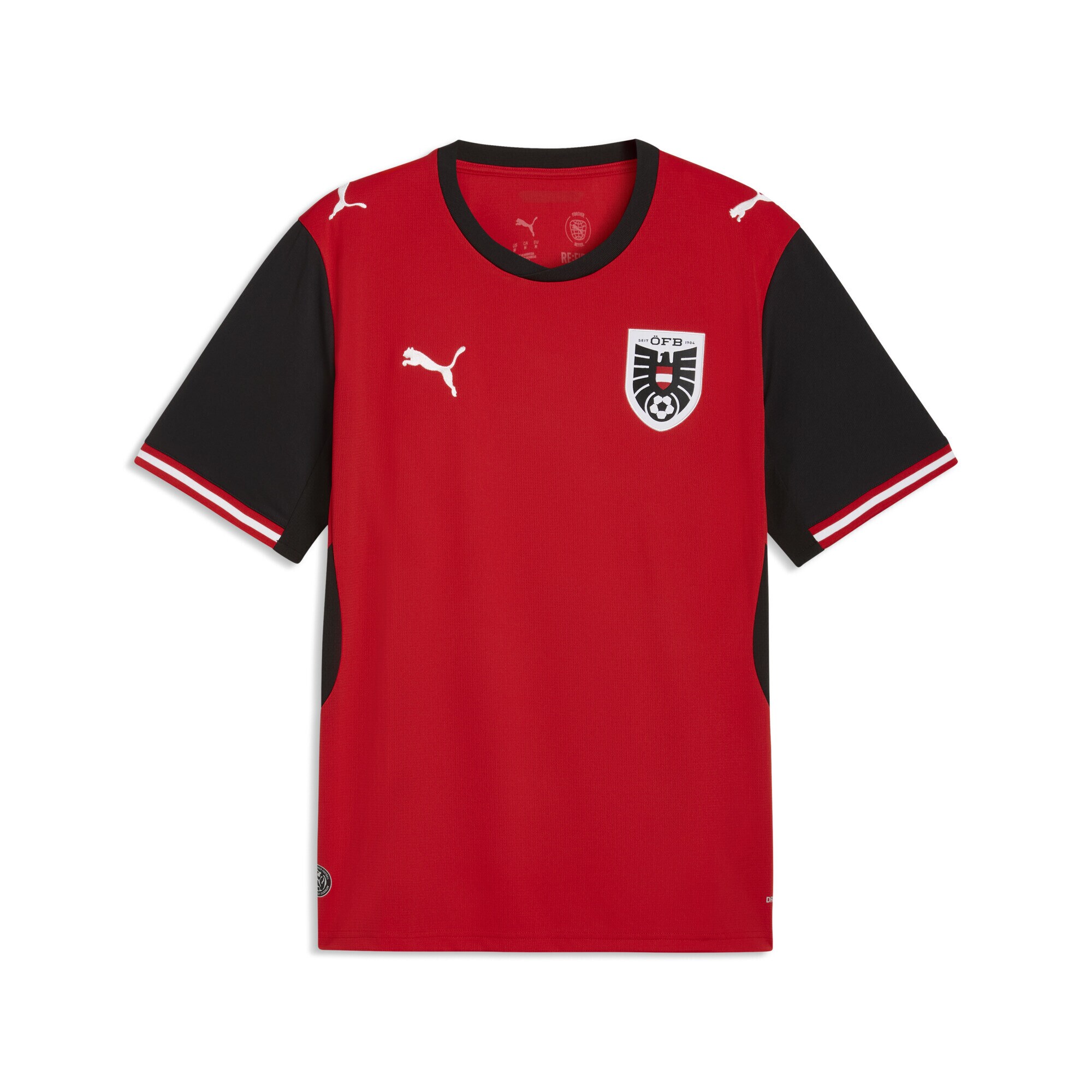PUMA Tricot Österreich 2026  roşu închis / negru / alb