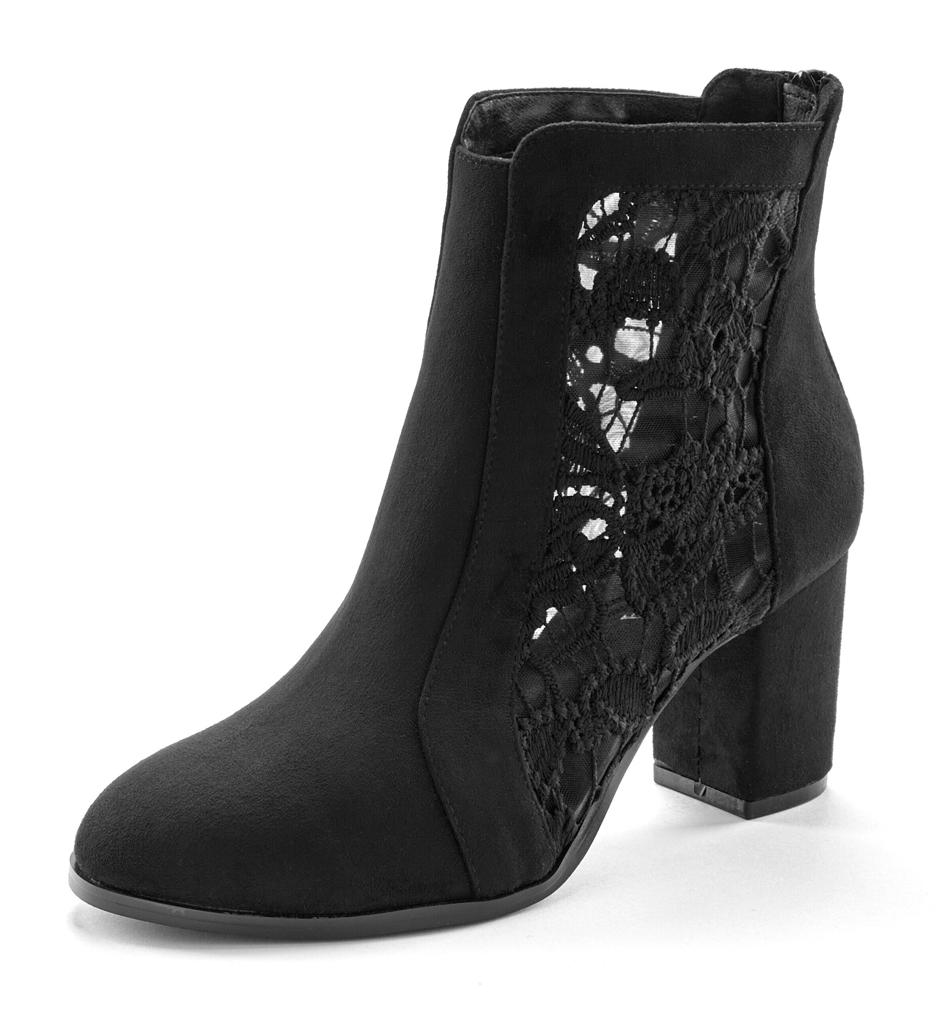 LASCANA Botine  negru