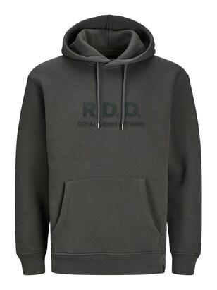 R.D.D. ROYAL DENIM DIVISION Sweatshirt ‘Aiden’ Donkergroen