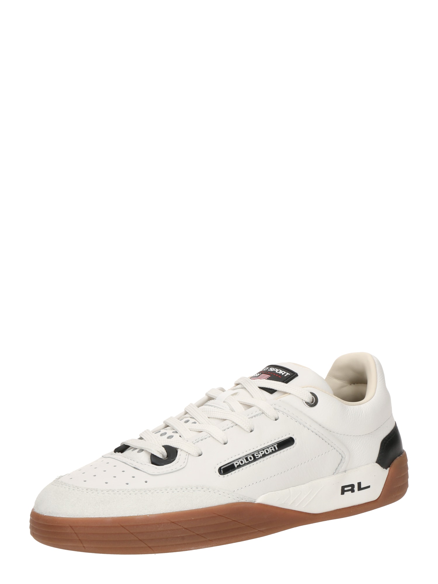 Polo Ralph Lauren Sneaker low  negru / alb