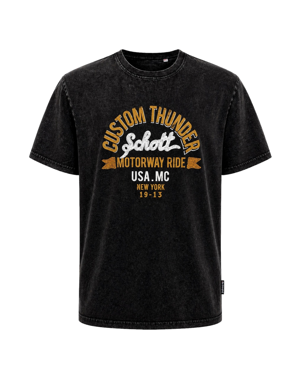T-shirt gul / svart