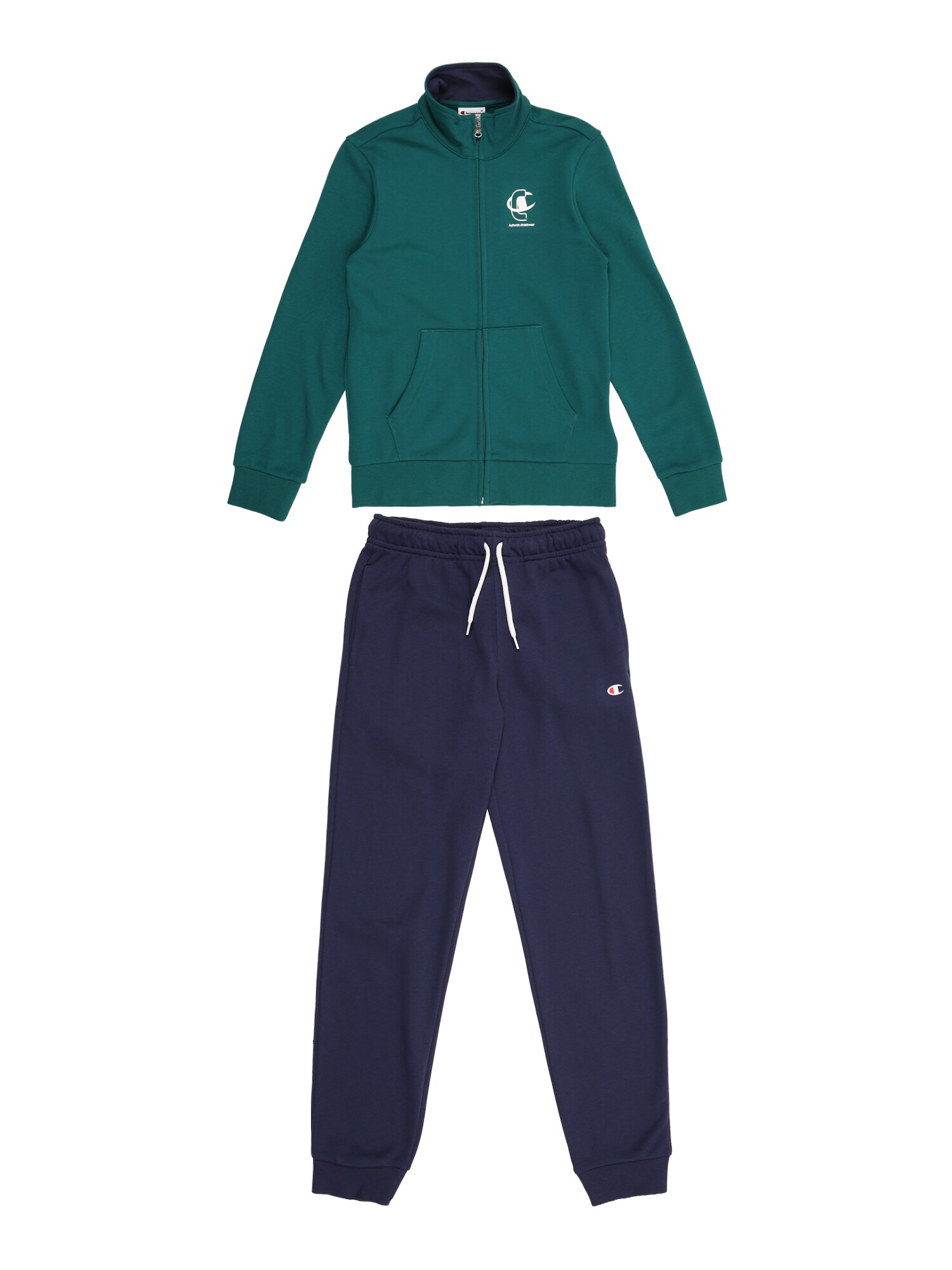 Champion Authentic Athletic Apparel Trening  bleumarin / verde