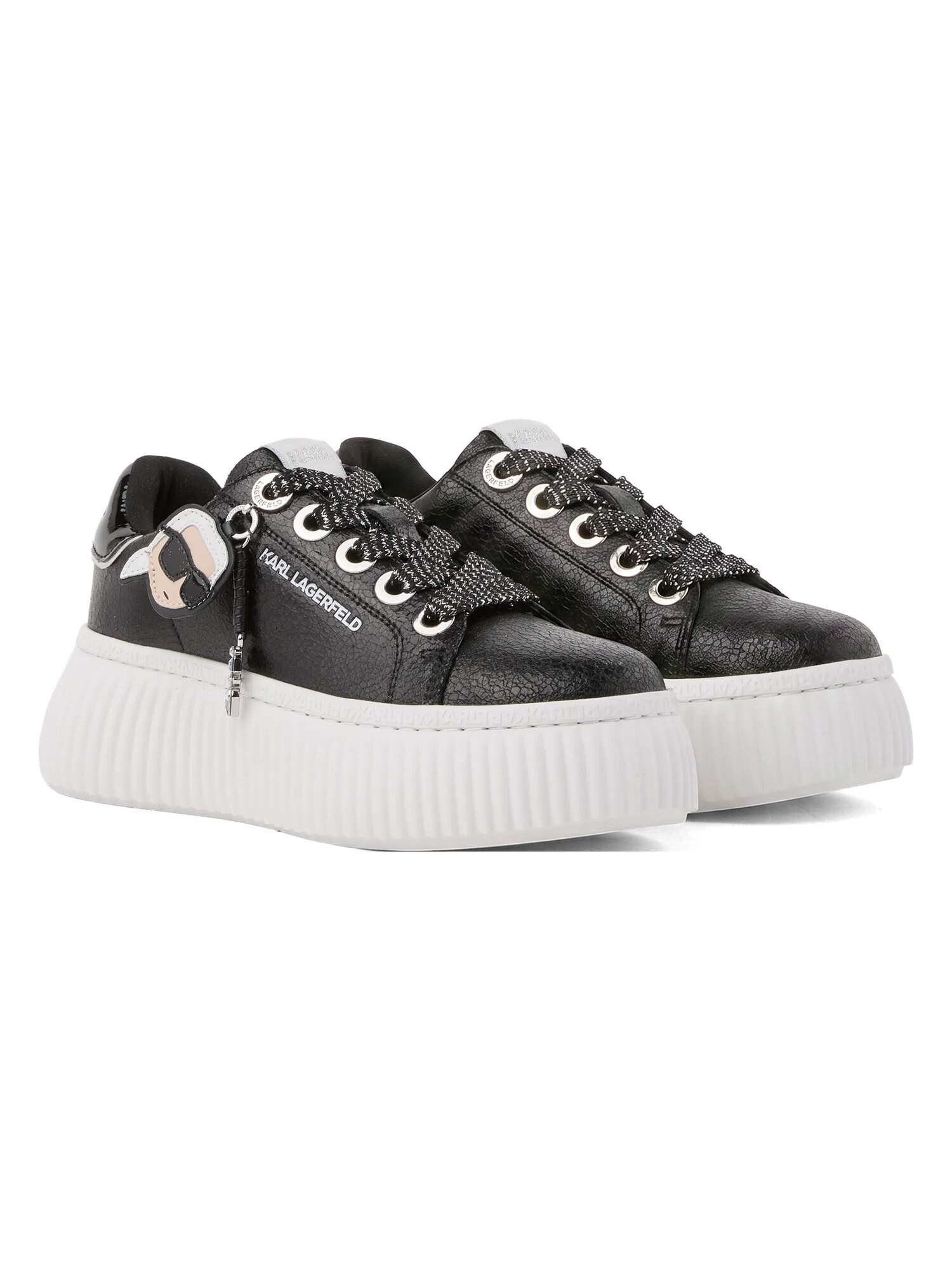 Karl Lagerfeld Zapatillas deportivas bajas ' IKON '  negro – imagen 4