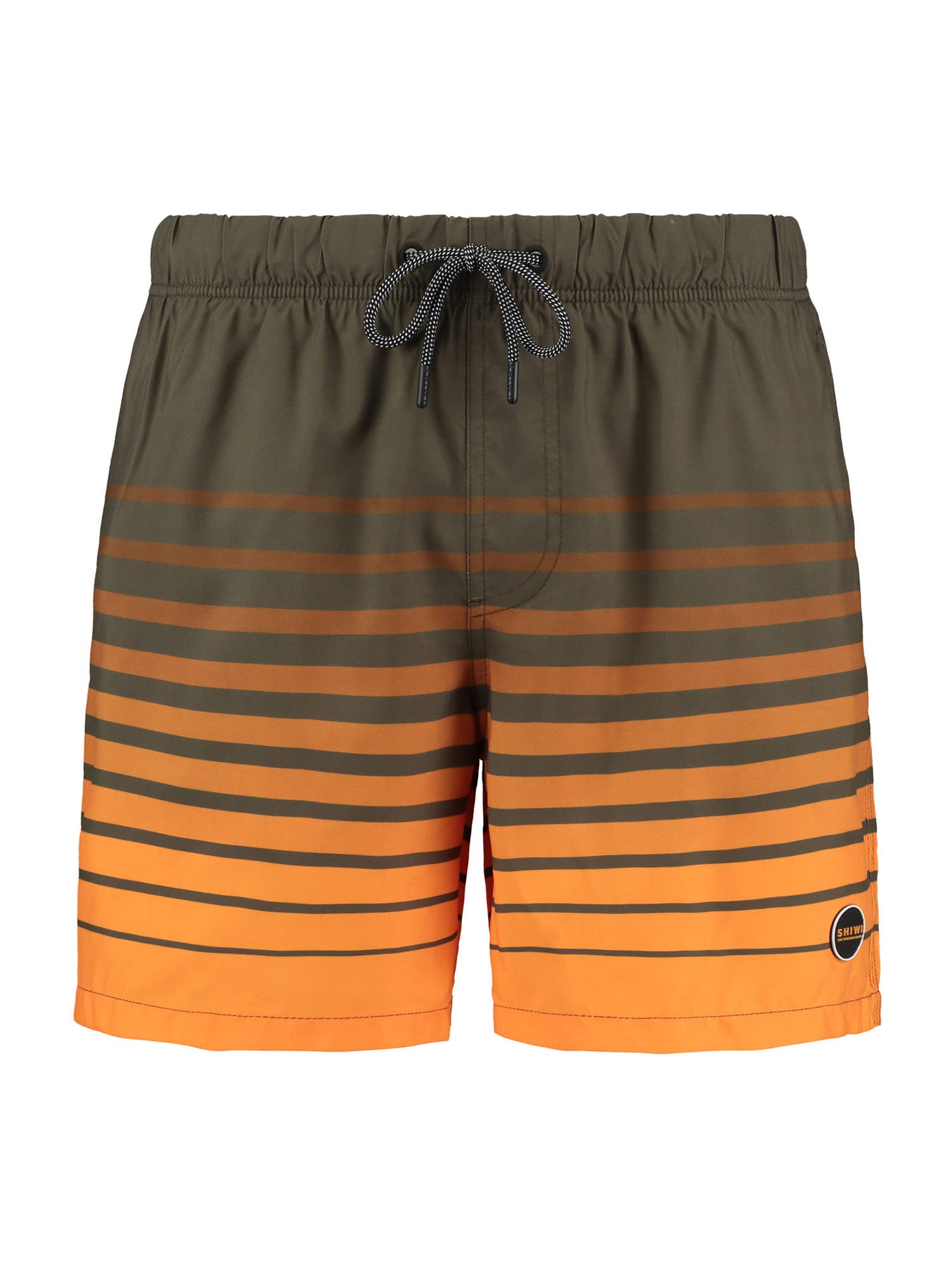 Shiwi Kratke kopalne hlače  kaki / oranžna