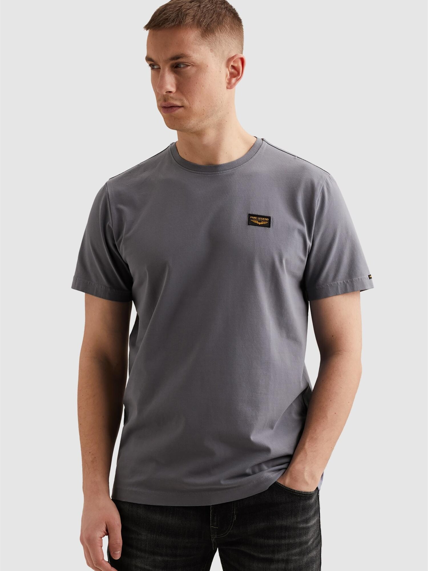 Pme Legend Shirt 'American Classic T-shirt' Grijs